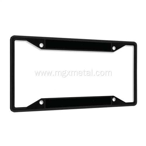 Screen Rear Clamp Brackets Black Powder Coated Metal License Plate Frame Manufactory